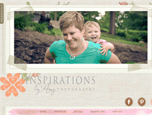 Tablet Screenshot of inspirationsbyamyphotography.com